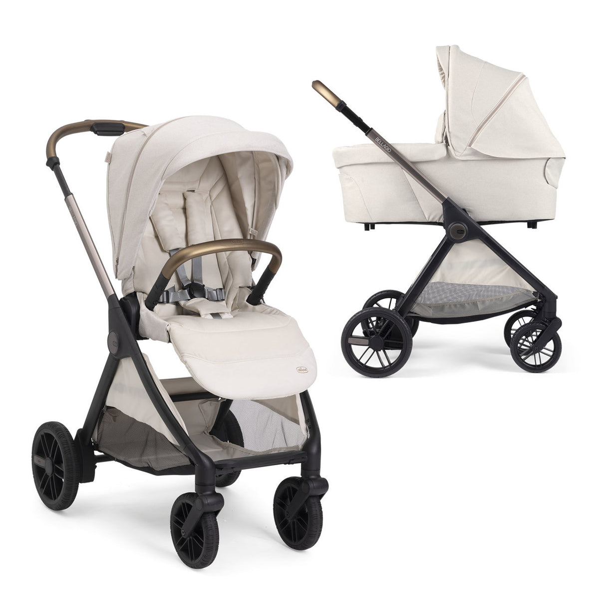 Duo cochecito Bellagio 2.0 con capazo Flexi de Chicco