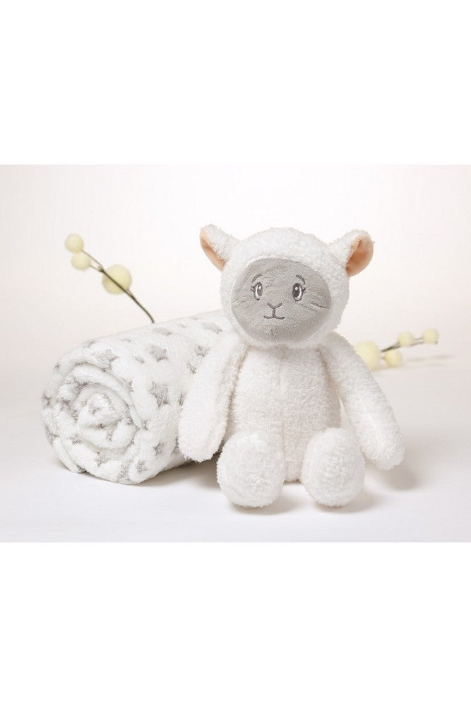 Set Peluche Animal Con Manta Oveja Kiokids