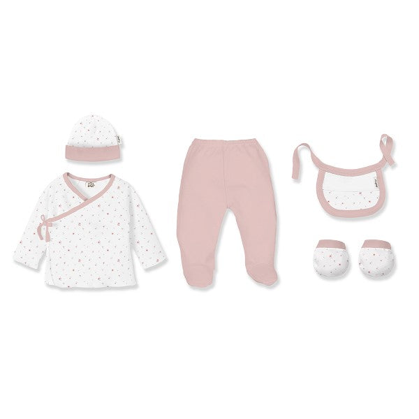 Set de Regalo Bambú 5 piezas Flores de Interbaby