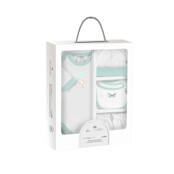 Conjunto de presente de 4 peças Don Algodon Comet Rabbit Body
