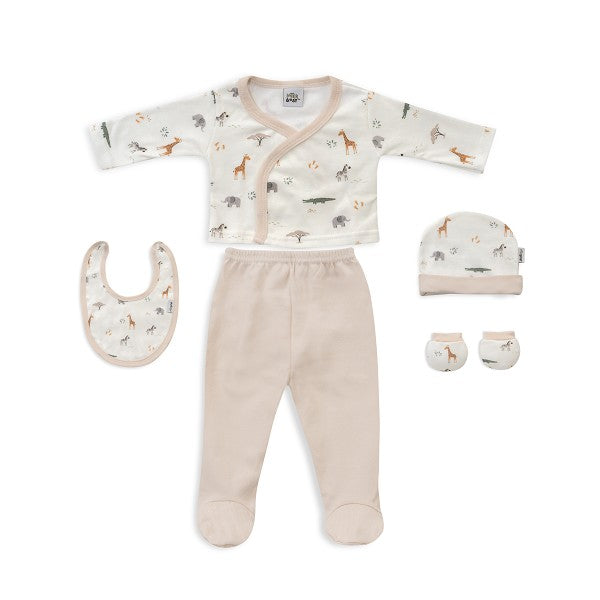 Set Primera Puesta 5 Piezas Savanna de Interbaby