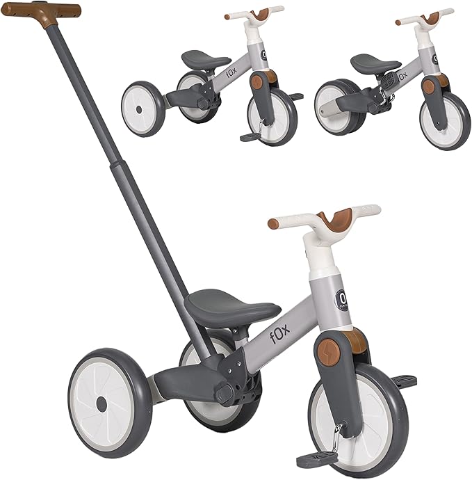 Triciclo Evolutivo para Bebês Olmitos Fox 5 em 1