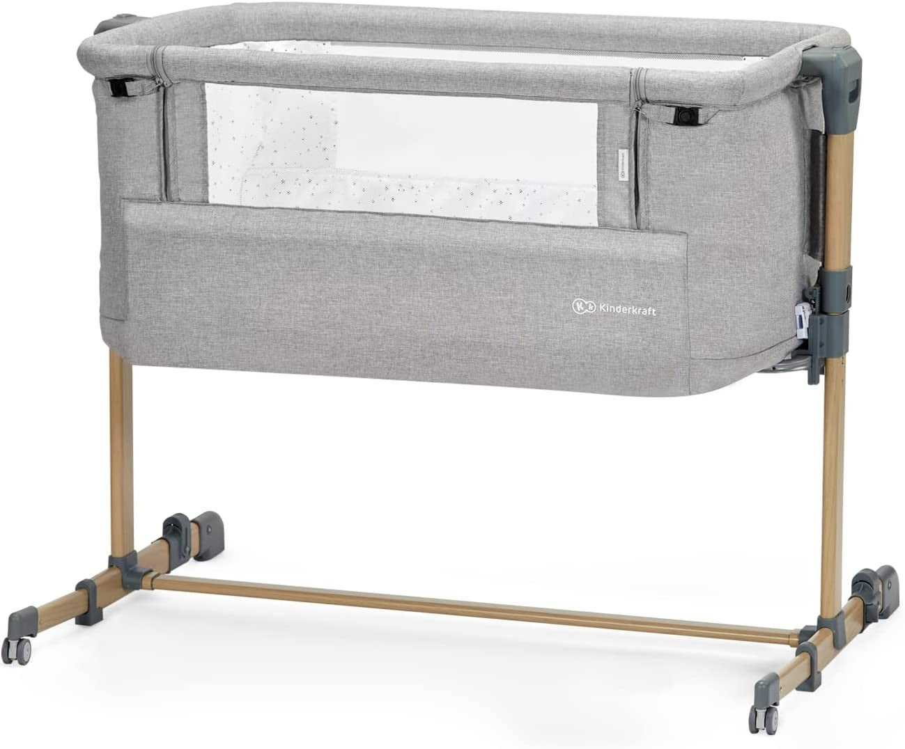 Mini-berço co-leito evolutivo SIDE2BED da Kinderkraft