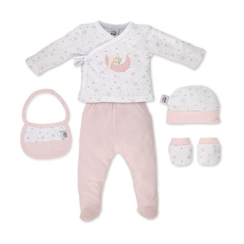 Conjunto de primeira utilização Interbaby Sleep Bear 5 peças