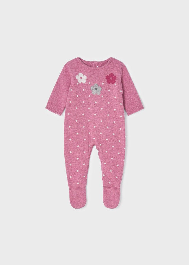 Macacão Tricot Flor/Urso 2602 Mayoral