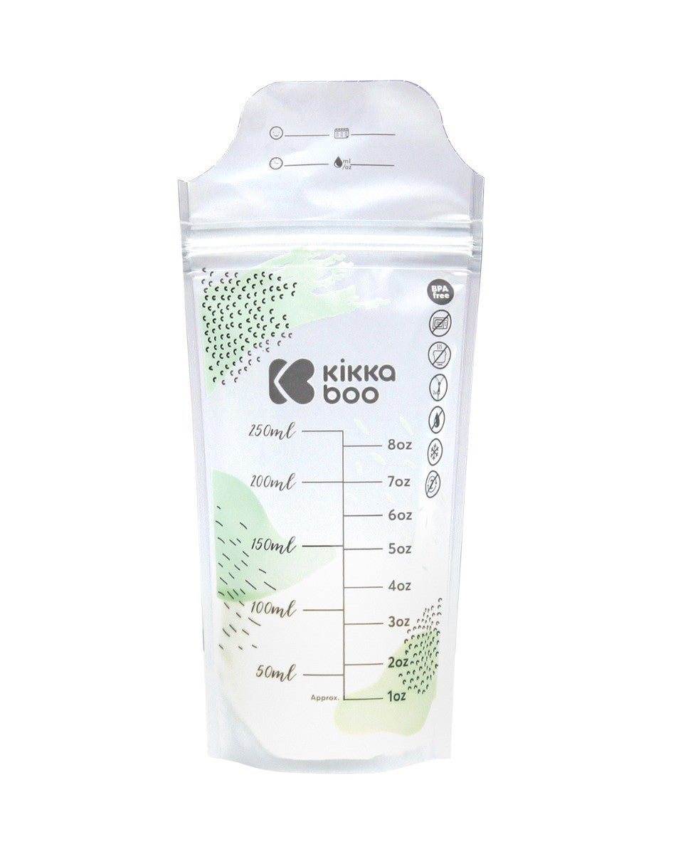 Kikkaboo Lactty - Pacote com 50 sacos para armazenar leite