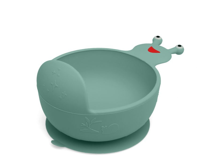 Tigela de silicone com ventosa Kiokids Caracol