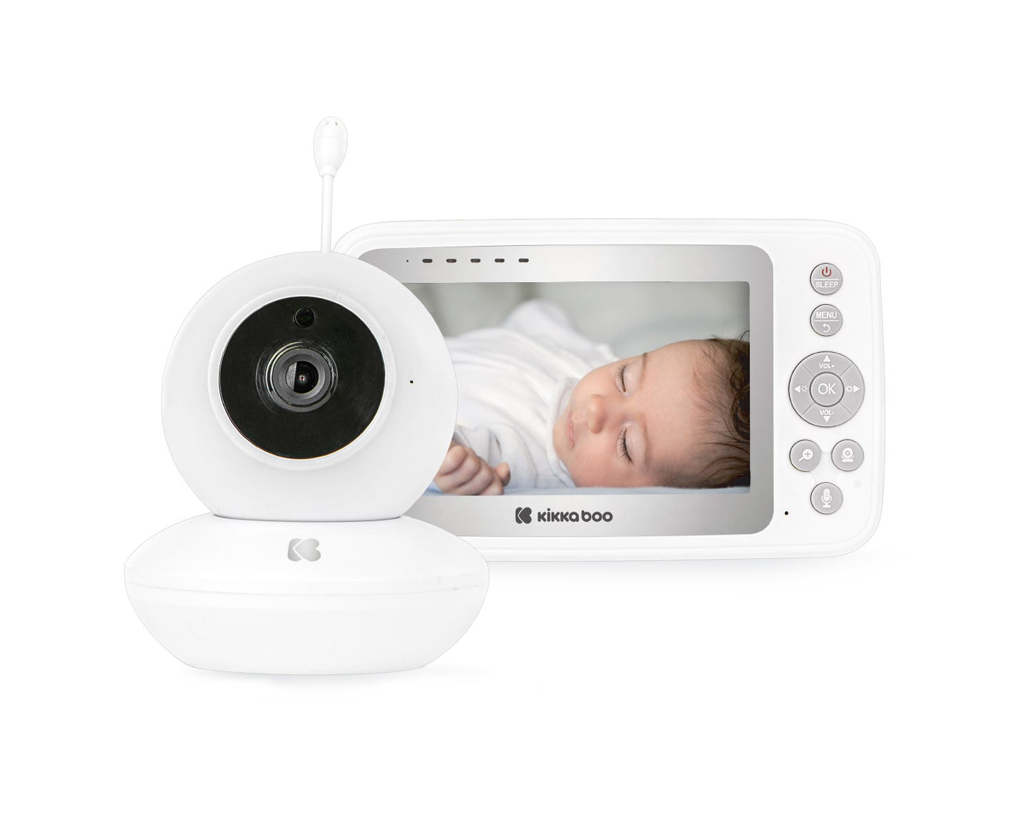 Monitor de bebê com vídeo Kikkaboo Aneres