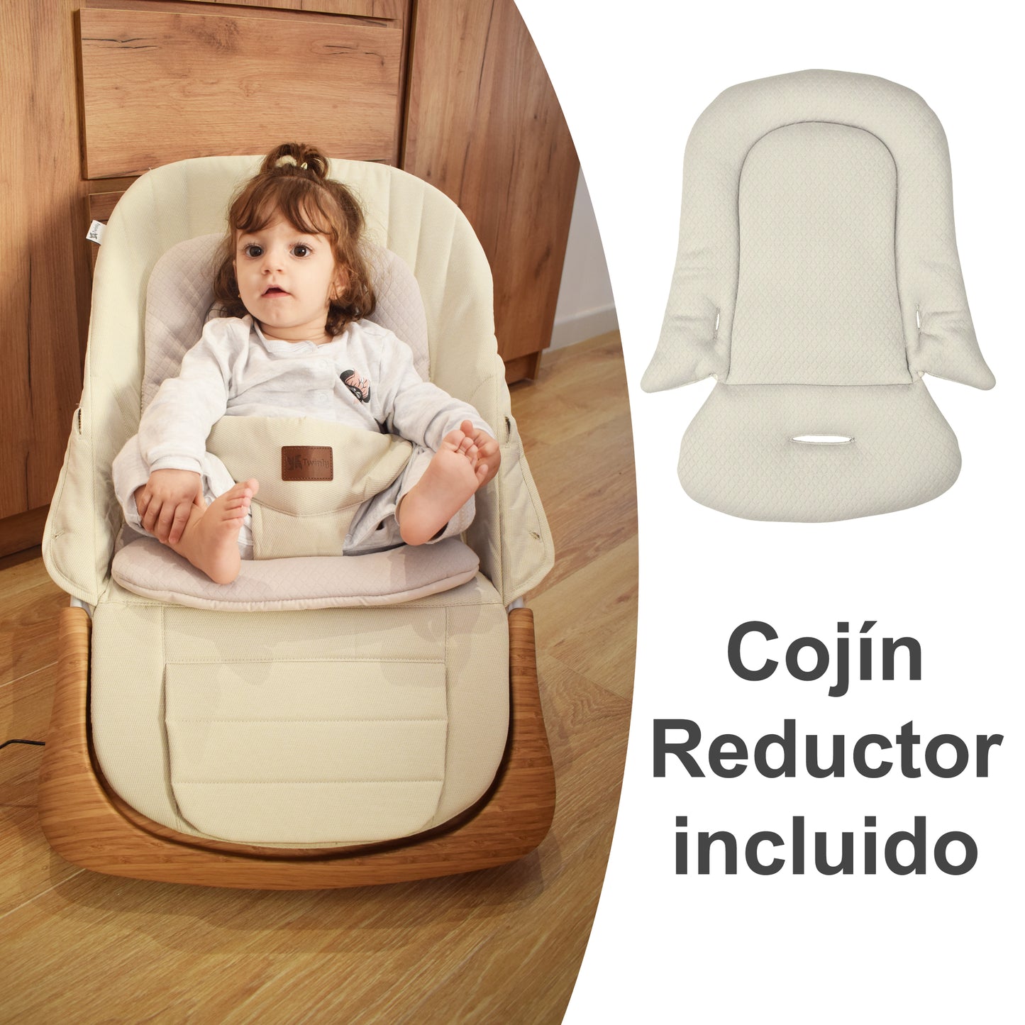 Hamaca Evolutiva 2 en 1 Cuddly de Twinly