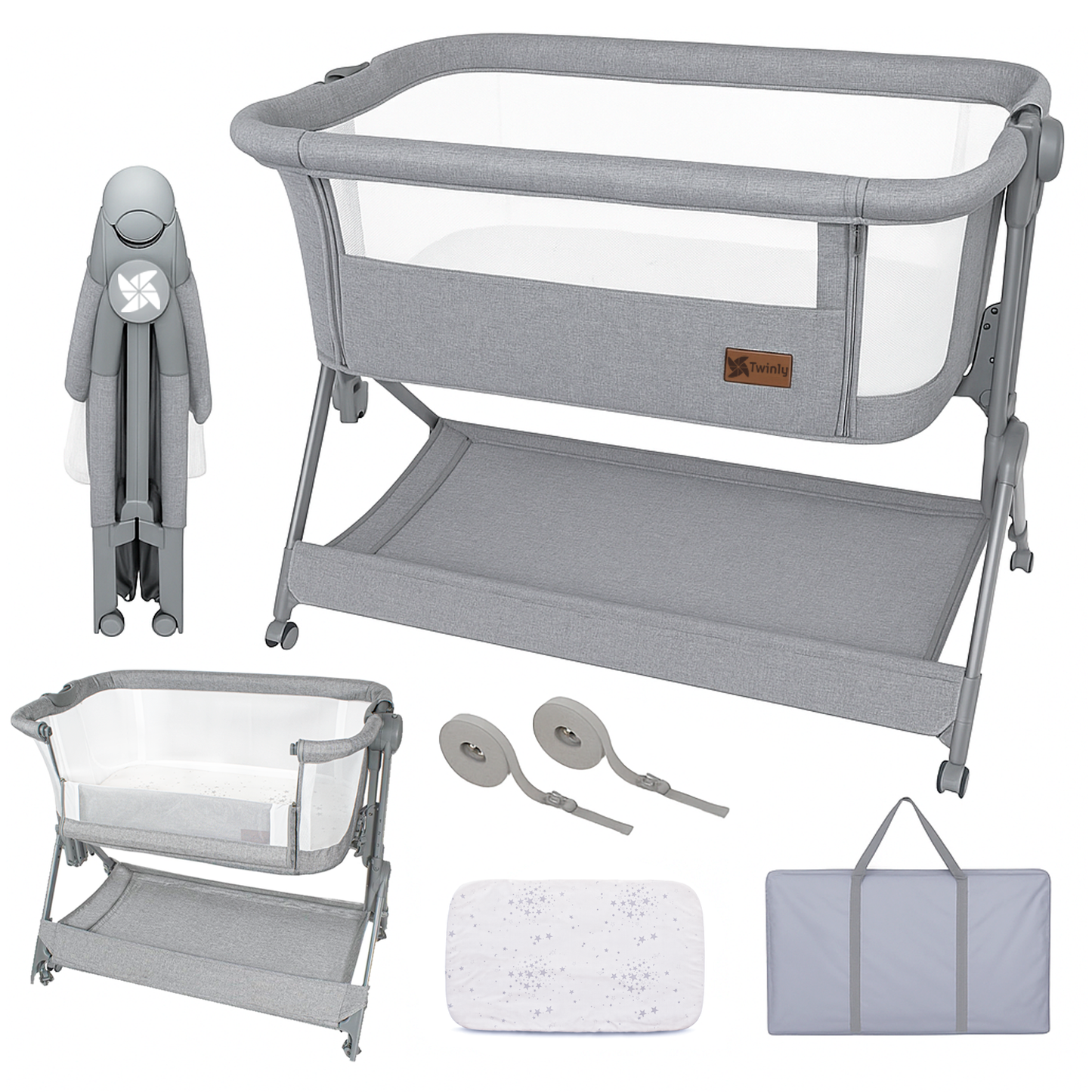 Minicuna Colecho Plegable Comfortly de Twinly