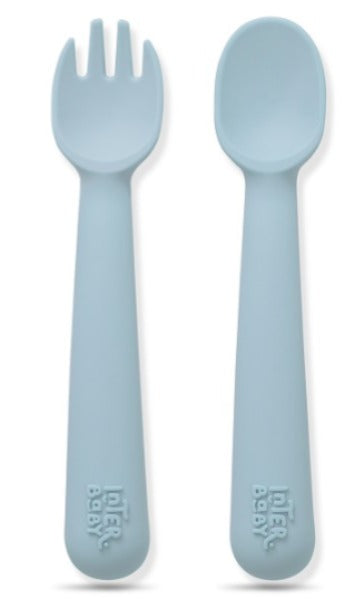Colher e Garfo de Silicone Inerbaby