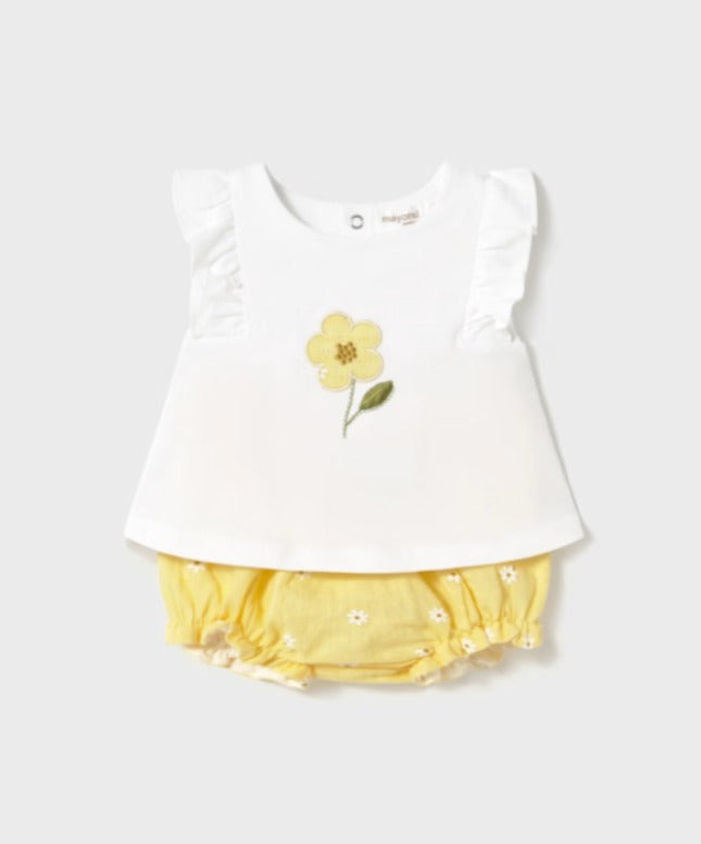 Conjunto cubrepañal y camiseta 1255 Mayoral