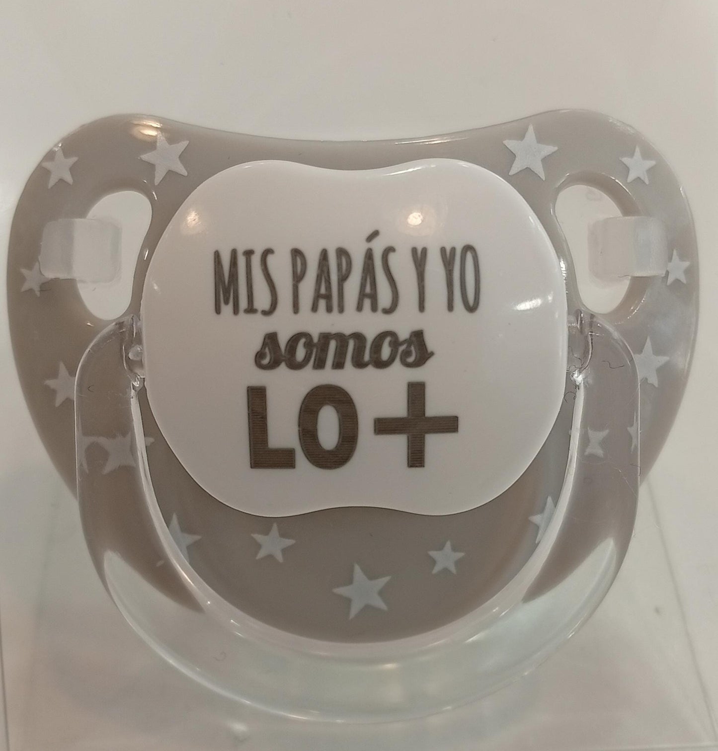 Chupeta "Meus pais e eu somos os +" de Mi Pipo