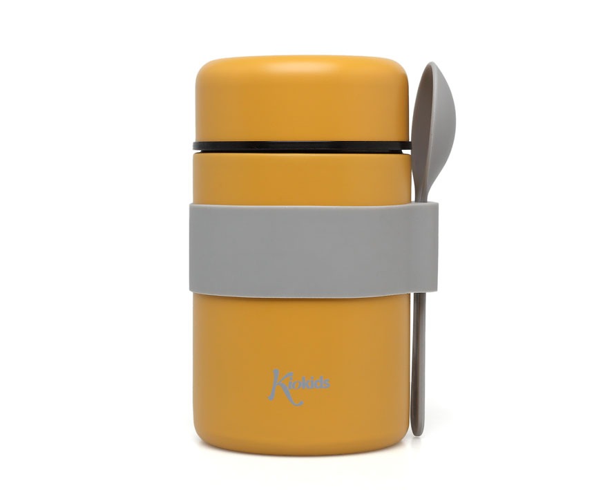 Termo Papillero Acero Inoxidable con Cuchara de Kiokids