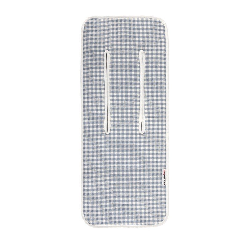 Colchoneta Silla Universal Reversible Recta Vicky Azul Cambrass