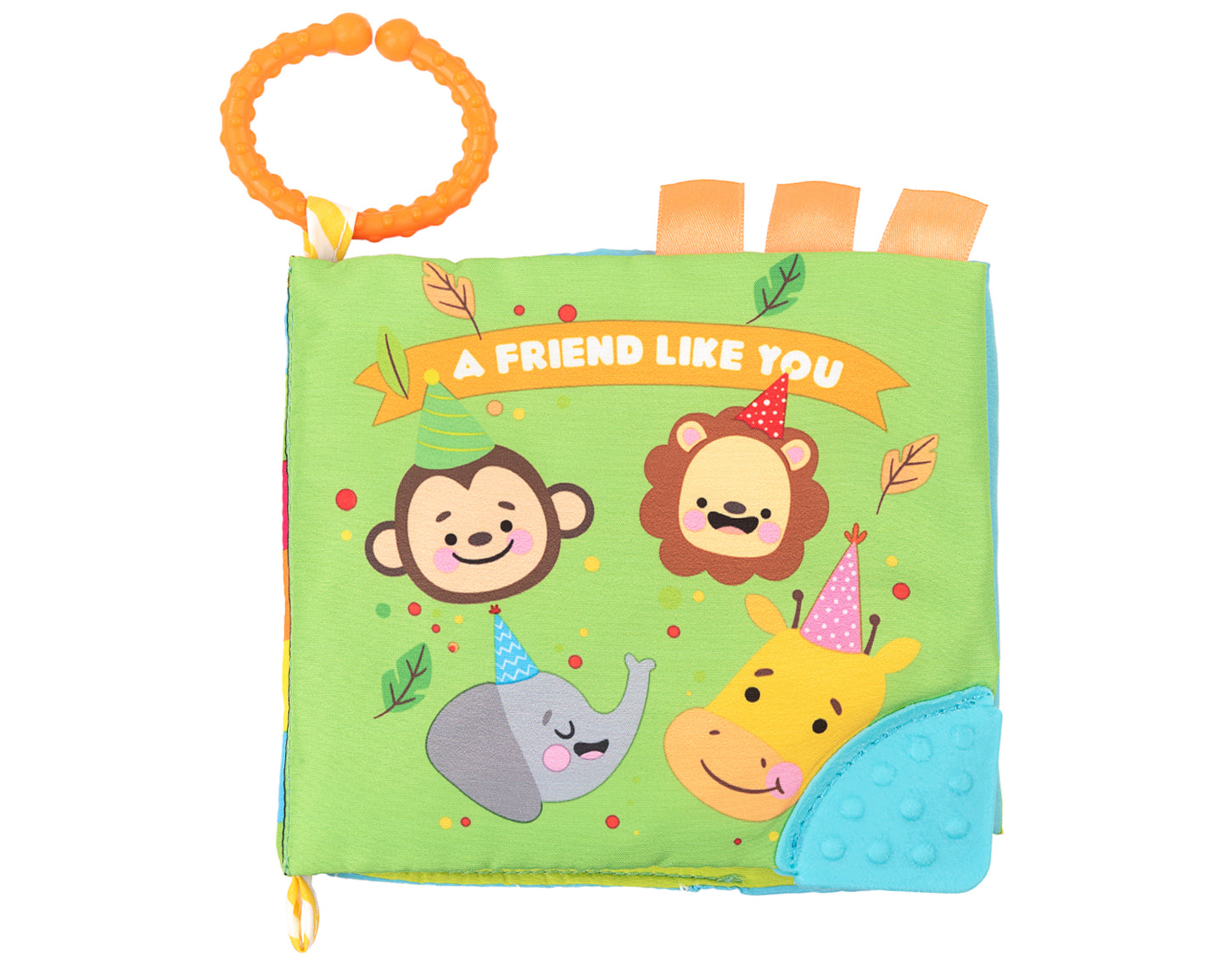 Libro Educativo Tela Sensorial A Friend Like you de Kikkaboo