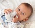 Mordedor peluche elefante gris de Kiokids