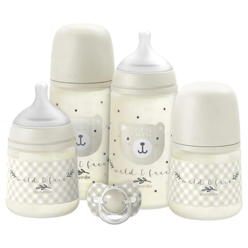 Set regalo biberones y chupete birdies essential Suavinex
