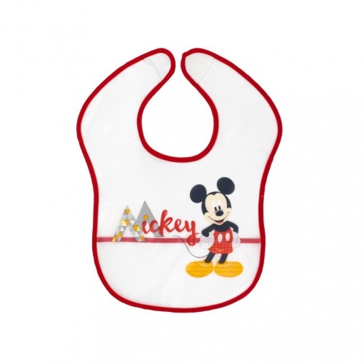 Babete Vermelho Disney Mickey Mouse