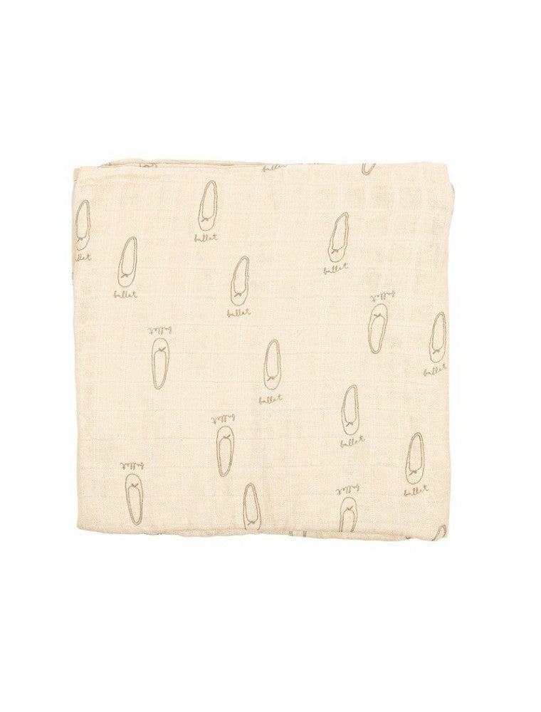Musselina de balé de bambu 120x120 da Pirulos