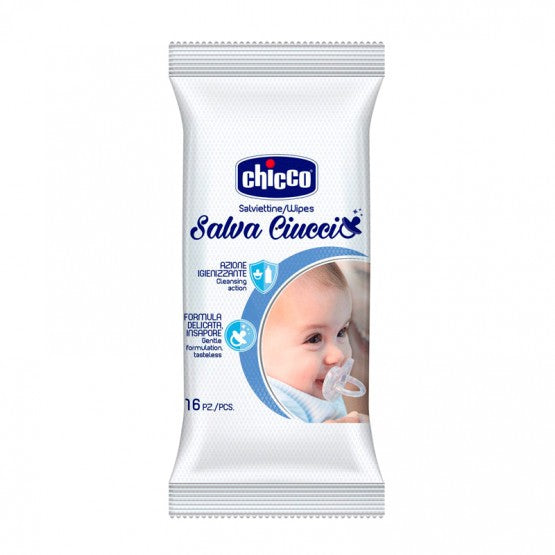 Chicco Toalhetes de Limpeza para Chupeta 16 unidades