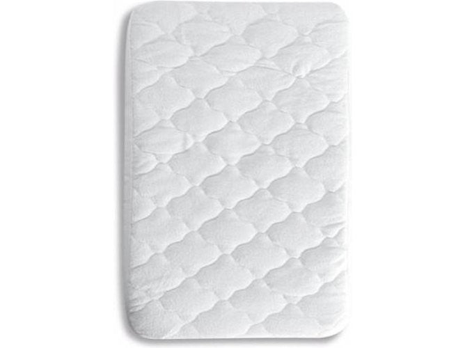 Pirulos Branco Acolchoado + Mini Protetor de Colchão para Berço PU