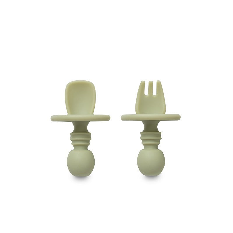 Conjunto de talheres anti-afogamento de silicone Interbaby