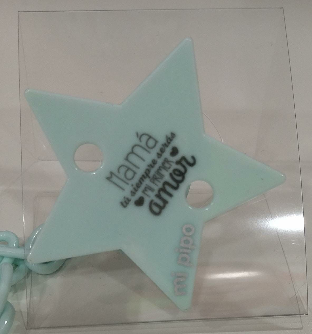 Broche com clipe de estrela "Mãe, você sempre será meu primeiro amor" Mi Pipo