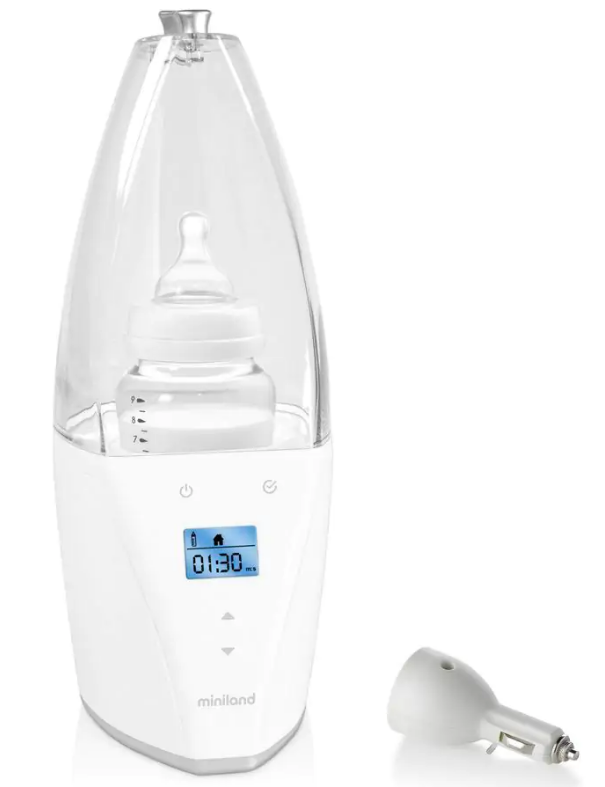 Aquecedor e esterilizador de mamadeiras Miniland Warmy Advanced