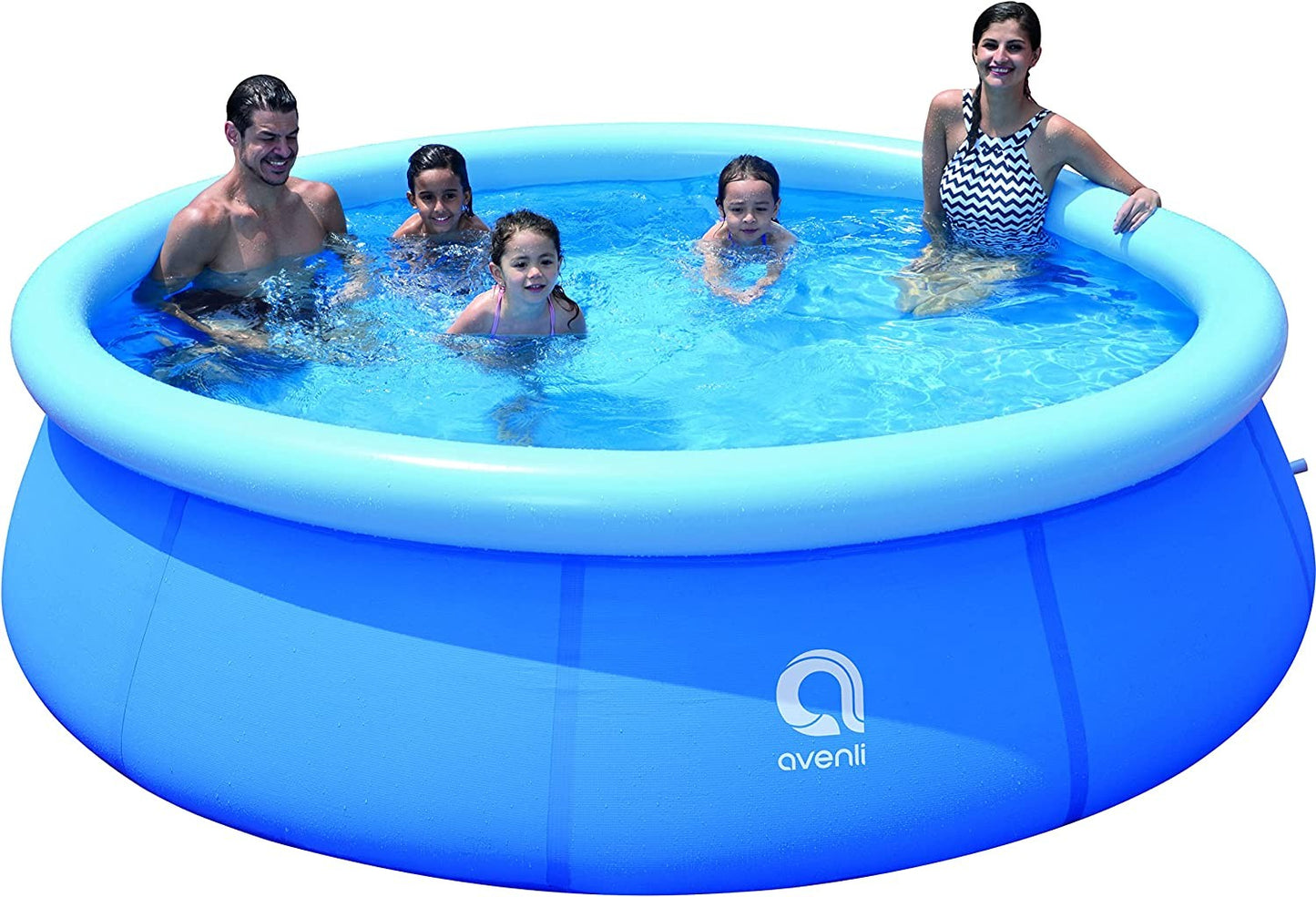 Piscina redonda, azul, 300 x 76 cm transportável por Avenli Jilong