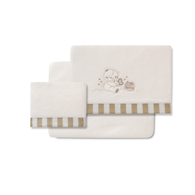 Tríptico de berço coral Honey Bear da Interbaby