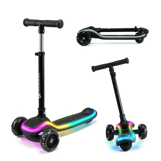 Patinete LED de três rodas Kinderkraft RAKET