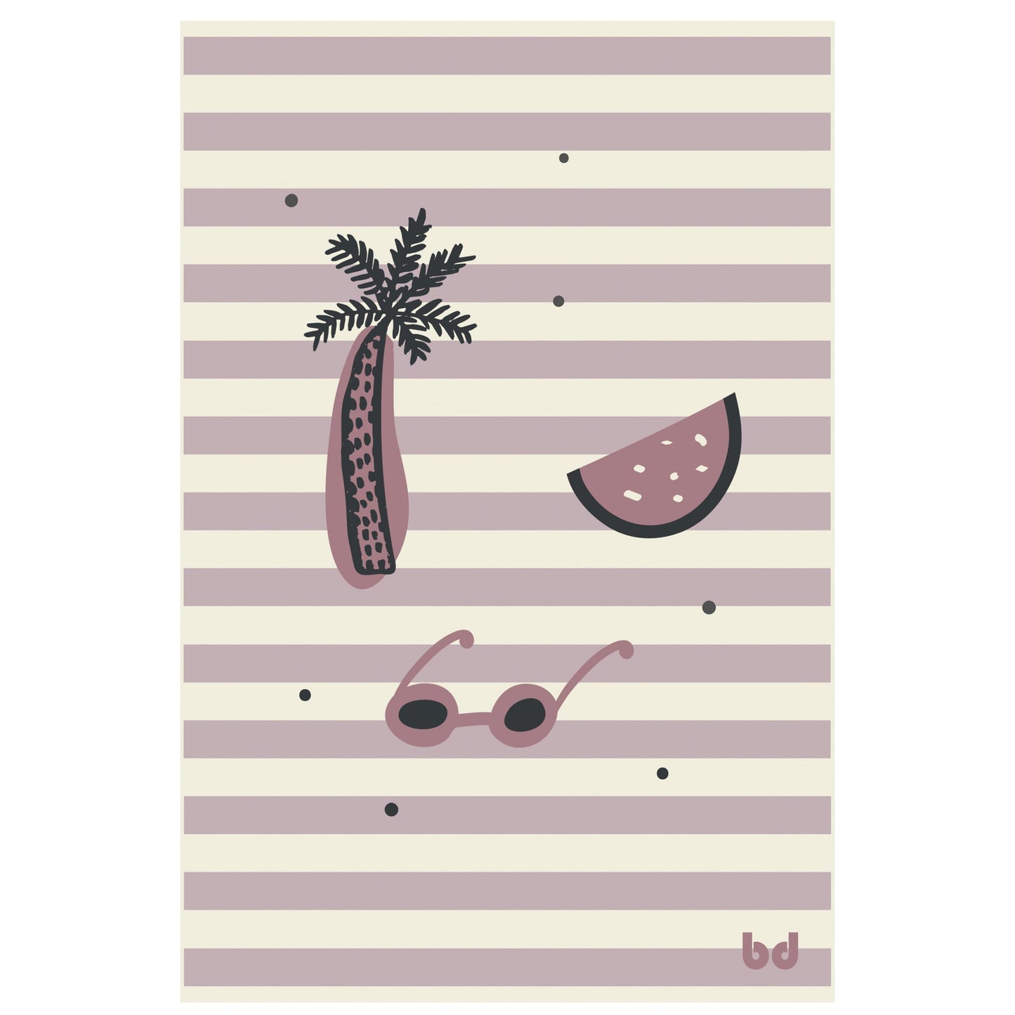 Toalla playa microfibra Hawai bimbidreams