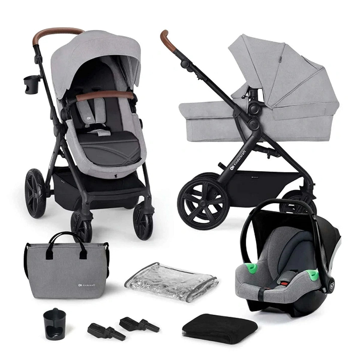 Carrinho multifuncional Kinderkraft A-TOUR 3 em 1