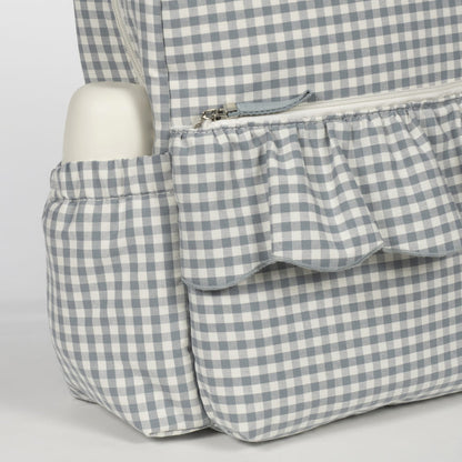 MOCHILA PRALINÉ VICHY MATCHA WALKING MUM