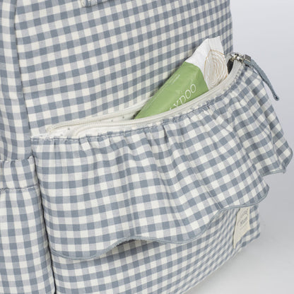 MOCHILA PRALINÉ VICHY MATCHA WALKING MUM