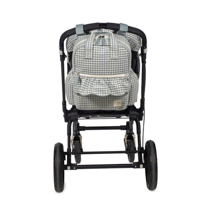 MOCHILA PRALINÉ VICHY MATCHA WALKING MUM