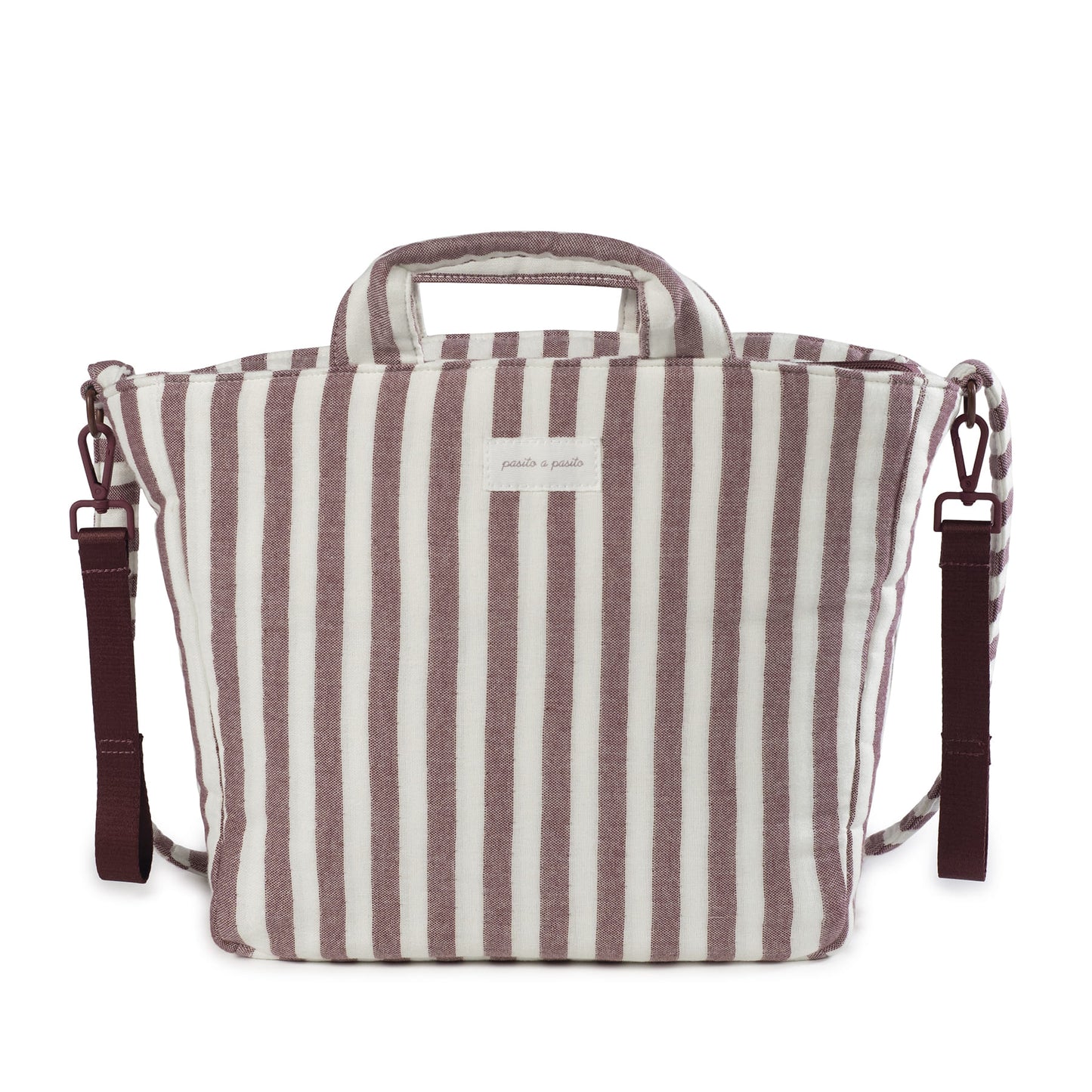 BOLSA CANASTILLA CHERRY RAYAS  WALKING MUM