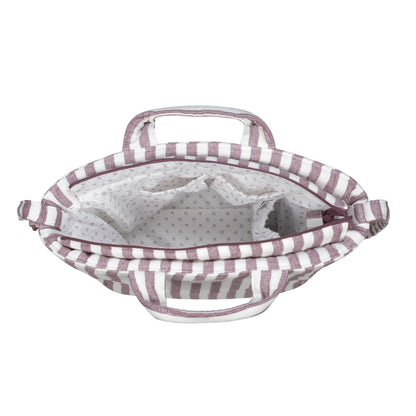 BOLSA CANASTILLA CHERRY RAYAS  WALKING MUM