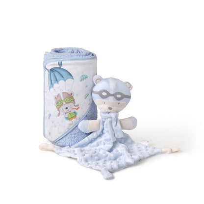 Capa de Banho Paraquedista Interbaby + Conjunto Doudou 