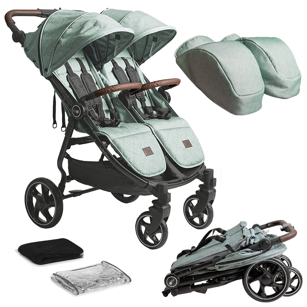 Niu- VentTwin+ Carrinho de bebê para dois bebês