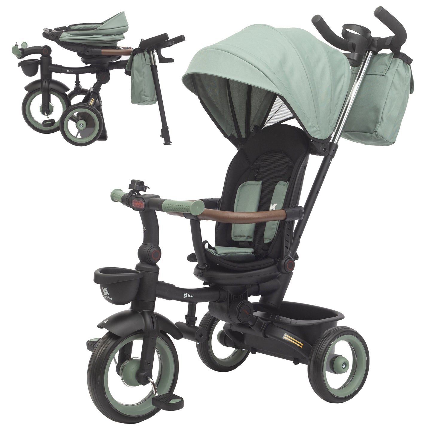 Triciclo Evolutivo Bebé SAMI Plegable de Twinly