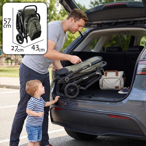 Silla de Paseo Autofold Compacta URBANY de Twinly