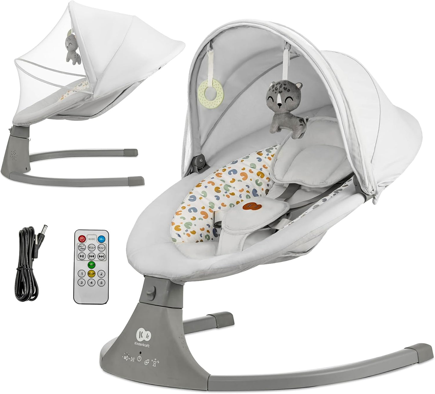 Kinderkraft - Lumi 2 Bouncer - Balanço Elétrico 
