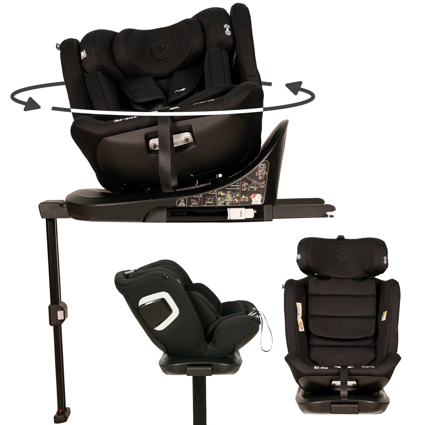 Cadeirinha de carro evolutiva Olmitos SIENA I-SIZE 40-150 cm