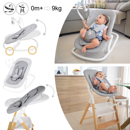 Cadeira alta multifuncional Alaia 5 em 1 da Twinly 