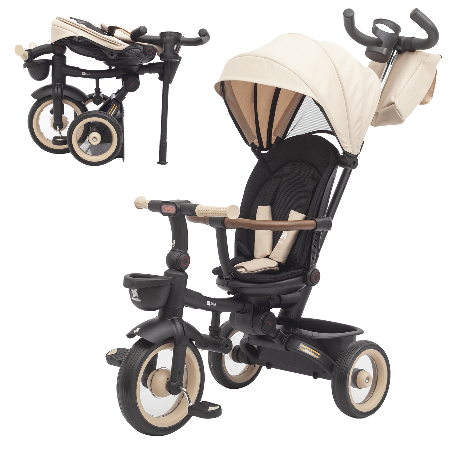 Triciclo Evolutivo Bebé SAMI Plegable de Twinly