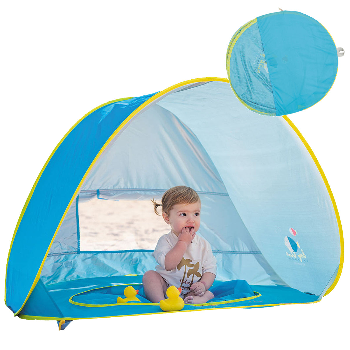 Tienda Pop UP con piscina de Olmitos