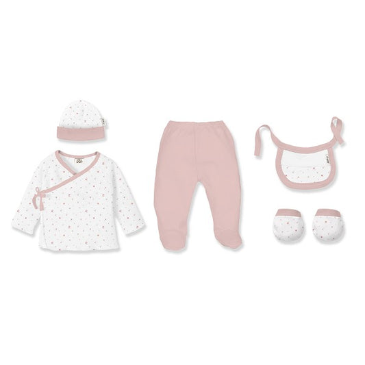 Set de Regalo Bambú 5 piezas Flores de Interbaby