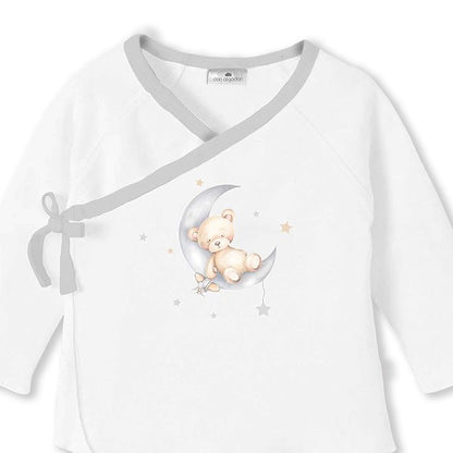 Conjunto de presente de 4 peças Don Algodón com chocalho de urso